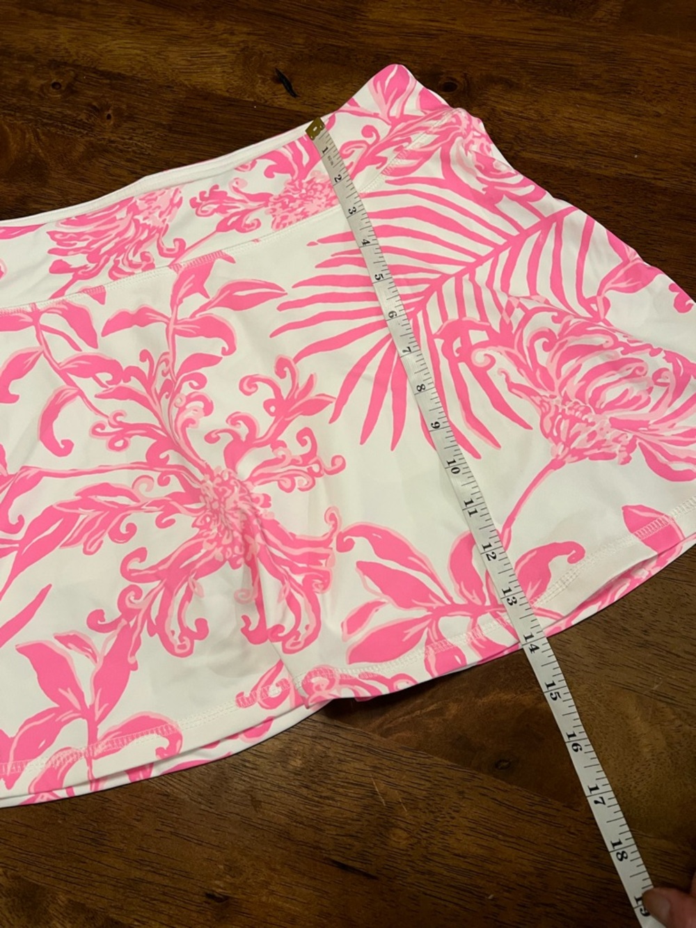 NWOT Lilly Pulitzer Luxletic Rousseau Pink GLISTEN IN THE SUN AILA Skort M - Picture 12 of 14